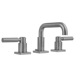 JACLO 8883-SQL-0.5 DOWNTOWN CONTEMPO FAUCET WITH SQUARE ESCUTCHEONS AND HIGH LEVER HANDLES- 0.5 GPM