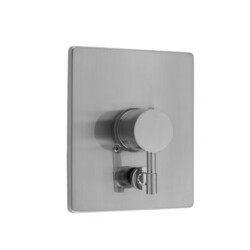 JACLO A346-TRIM RECTANGLE PLATE WITH ROUND CONTEMPO LEVER TRIM FOR PRESSURE BALANCE CYCLING VALVE WITH BUILT-IN DIVERTER (J-DIV-CSV)