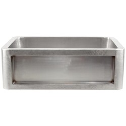 LINKASINK C070-30-SS INSET APRON COLLECTION 30 INCH UNDERMOUNT FARM HOUSE STAINLESS STEEL KITCHEN SINK