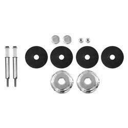 JACLO HDL-GLSKIT GLASS MOUNTING KIT FOR H20, H21, H60, AND H61 FRONT MOUNT SHOWER DOOR PULLS