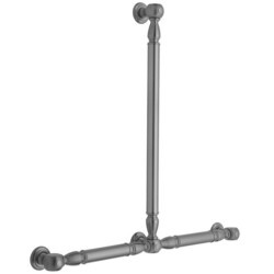 JACLO T20-24H-24W 24 X 24 INCH SMOOTH WITH FINIALS GRAB BAR