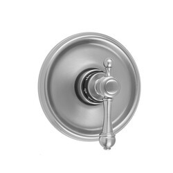 JACLO T592-TRIM ROUND STEP PLATE WITH MAJESTY LEVER TRIM FOR THERMOSTATIC VALVES (J-TH34 AND J-TH12)