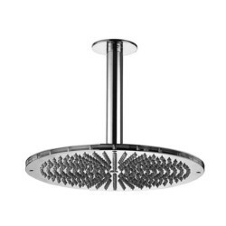JACLO 12R-RC-PCH 12 INCH 1-FUNCTION CIRCOLARE RAIN CANOPY SHOWERHEAD IN POLISHED CHROME