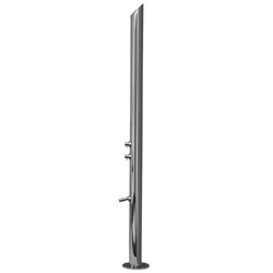 JACLO 1800-PSS AQUA ADAGIO OUTDOOR SHOWER COLUMN- FLOOR INSTALL IN POLISHED STAINLESS