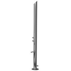 JACLO 1805-PSS AQUA ADAGIO OUTDOOR SHOWER COLUMN-EXPOSED IN POLISHED STAINLESS