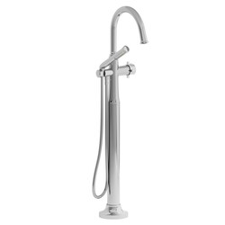 RIOBEL TMMRD39+ MOMENTI 2-WAY TYPE T (THERMOSTATIC) COAXIAL FLOOR-MOUNT TUB FILLER WITH HAND SHOWER