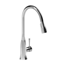 RIOBEL ED101SS-15 EDGE KITCHEN FAUCET WITH SPRAY IN STAINLESS STEEL