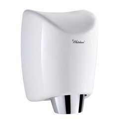 WHITEHAUS WH555-WHITE WALL MOUNT HANDS-FREE HAND DRYER