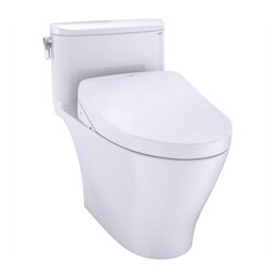 TOTO CST642CEFGAT40#01 NEXUS 29 3/8 INCH ONE PIECE ELONGATED BOWL WITH 1.28 GPF SINGLE FLUSH
