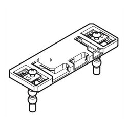 TOTO THU6050 BASEPLATE ASSEMBLY FOR ELONGATED S500E/S550E, K300 WASHLET