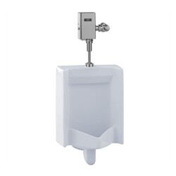 TOTO UT445UX#01 14 1/4 INCH WALL MOUNT COMMERCIAL WASHOUT HIGH EFFICIENCY URINAL WITH TOP SPUD IN COTTON