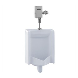 TOTO UT447EX#01 14 INCH WALL MOUNT COMMERCIAL WASHOUT HIGH EFFICIENCY URINAL WITH TOP SPUD IN COTTON