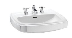 TOTO LT970 GUINEVERE 27-1/8 X 19-7/8 INCH LAVATORY ONLY WITH SINGLE HOLE