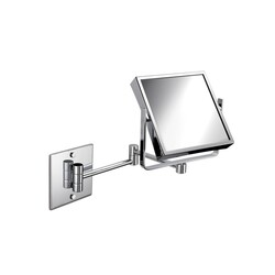 WINDISCH 99745 WALL MOUNTED MIRRORS WALL MOUNTED BRASS DOUBLE FACE MIRROR WITH MAGNIFICATION