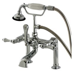 KINGSTON BRASS AE10T VINTAGE DECK MOUNT CLAWFOOT TUB FAUCET