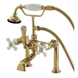 KINGSTON BRASS AE111T VINTAGE DECK MOUNT CLAWFOOT TUB FAUCET