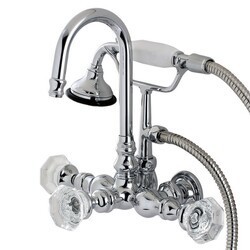 KINGSTON BRASS AETWCL CELEBRITY WALL MOUNT CLAWFOOT TUB FAUCET