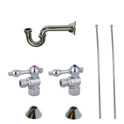 KINGSTON BRASS CC4310LKB30 TRIMSCAPE TRADITIONAL PLUMBING SINK TRIM KIT WITH P TRAP FOR LAVATORY AND KITCHEN