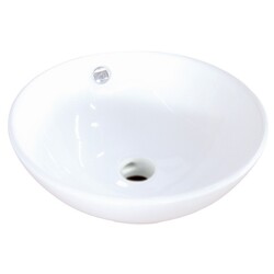KINGSTON BRASS EV4129 FAUCETURE PERFECTION VESSEL SINK IN WHITE