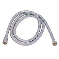 KINGSTON BRASS H659CRI COMPLEMENT 59 INCH DOUBLE SPIRAL STAINLESS STEEL HOSE IN POLISHED CHROME