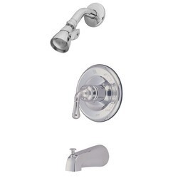 KINGSTON BRASS KB1631 MAGELLAN SINGLE LEVER HANDLE OPERATION TUB AND SHOWER FAUCET
