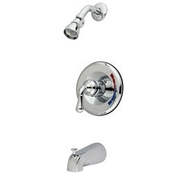 KINGSTON BRASS KB631 MAGELLAN SINGLE-HANDLE OPERATION TUB AND SHOWER FAUCET