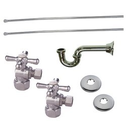 KINGSTON BRASS KPK10P TRIMSCAPE PLUMBING SUPPLY KITS COMBO, 1/2 INCH IPS INLET, 3/8 INCH COMP OULET