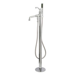 KINGSTON BRASS KS703ABL ENGLISH COUNTRY FREESTANDING ROMAN TUB FILLER WITH HAND SHOWER