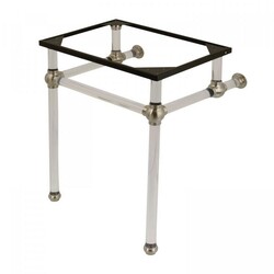 KINGSTON BRASS VAH242030 FAUCETURE TEMPLETON CONSOLE BASIN HOLDER WITH ACRYLIC PEDESTAL