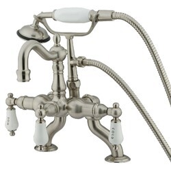 KINGSTON BRASS CC2009T VINTAGE CLAWFOOT TUB FILLER FAUCET WITH HAND SHOWER