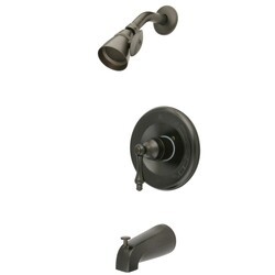 KINGSTON BRASS KB1635AL MAGELLAN TUB AND SHOWER FAUCET IN OIL RUBBED BRONZE