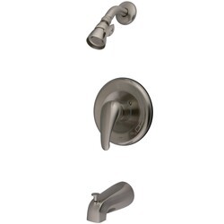 KINGSTON BRASS KB1638LL LEGACY TUB AND SHOWER FAUCET WITH IN BRUSHED NICKEL
