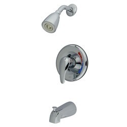 KINGSTON BRASS KB651SW TUB AND SHOWER FAUCET KB3631SWTV+ KB651T IN POLISHED CHROME