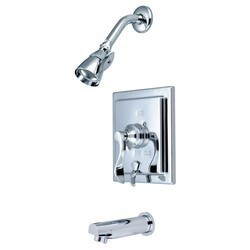 KINGSTON BRASS KB86510DFL TUB AND SHOWER FAUCET IN POLISHED CHROME