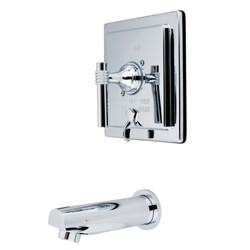 KINGSTON BRASS KB86510MLTO TUB ONLY IN POLISHED CHROME