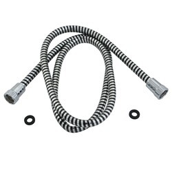 KINGSTON BRASS KXHO2101 59 INCH PLASTIC HOSE FOR KX2101 AND KX2522 SERIES IN BLACK/SILVER