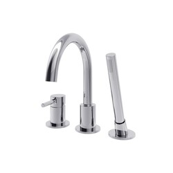 A&E BATH AND SHOWER DMTF-01-R-CR OXFORD DECK MOUNT FAUCET WITH POLISHED CHROME FINISH