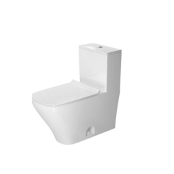 DURAVIT D4052200 DURASTYLE 1.28 GPF ONE PIECE ELONGATED TOILET WITH TOP FLUSH BUTTON - SEAT INCLUDED