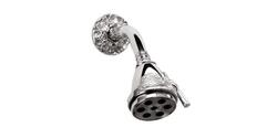 PHYLRICH K800 SWAN WALL MOUNT SINGLE-FUNCTION ROUND SHOWER HEAD WITH SHOWER ARM