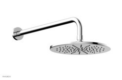PHYLRICH K831 WALL MOUNT SINGLE-FUNCTION ROUND SHOWER HEAD WITH SHOWER ARM