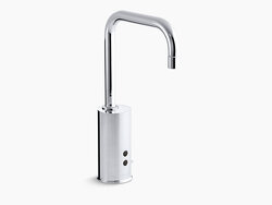 KOHLER K-13474-CP TOUCHLESS SINGLE HOLE BATHROOM FAUCET WITH INSIGHT™ TECHNOLOGY - WITHOUT DRAIN ASSEMBLY