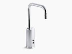 KOHLER K-13475-CP TOUCHLESS SINGLE HOLE BATHROOM FAUCET - WITHOUT DRAIN ASSEMBLY OR HANDLES