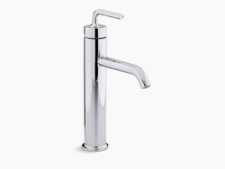KOHLER K-14404-4A PURIST SINGLE HOLE BATHROOM FAUCET - FREE TOUCH ACTIVATED DRAIN ASSEMBLY WITH PURCHASE