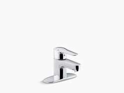 KOHLER K-98146-4 JULY SINGLE HOLE BATHROOM FAUCET WITH WATERSENSE TECHNOLOGY - FREE METAL POP-UP DRAIN ASSEMBLY WITH PURCHASE