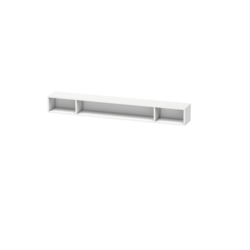 DURAVIT LC1201 L-CUBE 39 3/8 X 5 1/2 INCH SHELF ELEMENT (HORIZONTAL) WITH 3 COMPARTMENTS