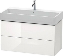 DURAVIT LC6278 L-CUBE 38 3/4 INCH WALL-MOUNTED VANITY UNIT