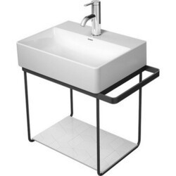 DURAVIT 003110 DURASQUARE WALL-MOUNTED METAL CONSOLE FOR HANDRINSE BASIN # 073245