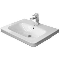 DURAVIT 232065 DURASTYLE 25-5/8 X 18-7/8 INCH WALL MOUNTED BATHROOM SINK WITH OVERFLOW