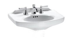 TOTO LT642 DARTMOUTH 24-1/4 X 18-1/4 INCH LAVATORY WITH SINGLE HOLE
