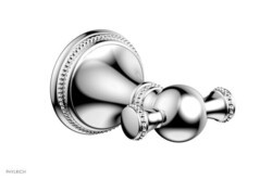 PHYLRICH 207-77 BEADED WALL MOUNT DOUBLE ROBE HOOK